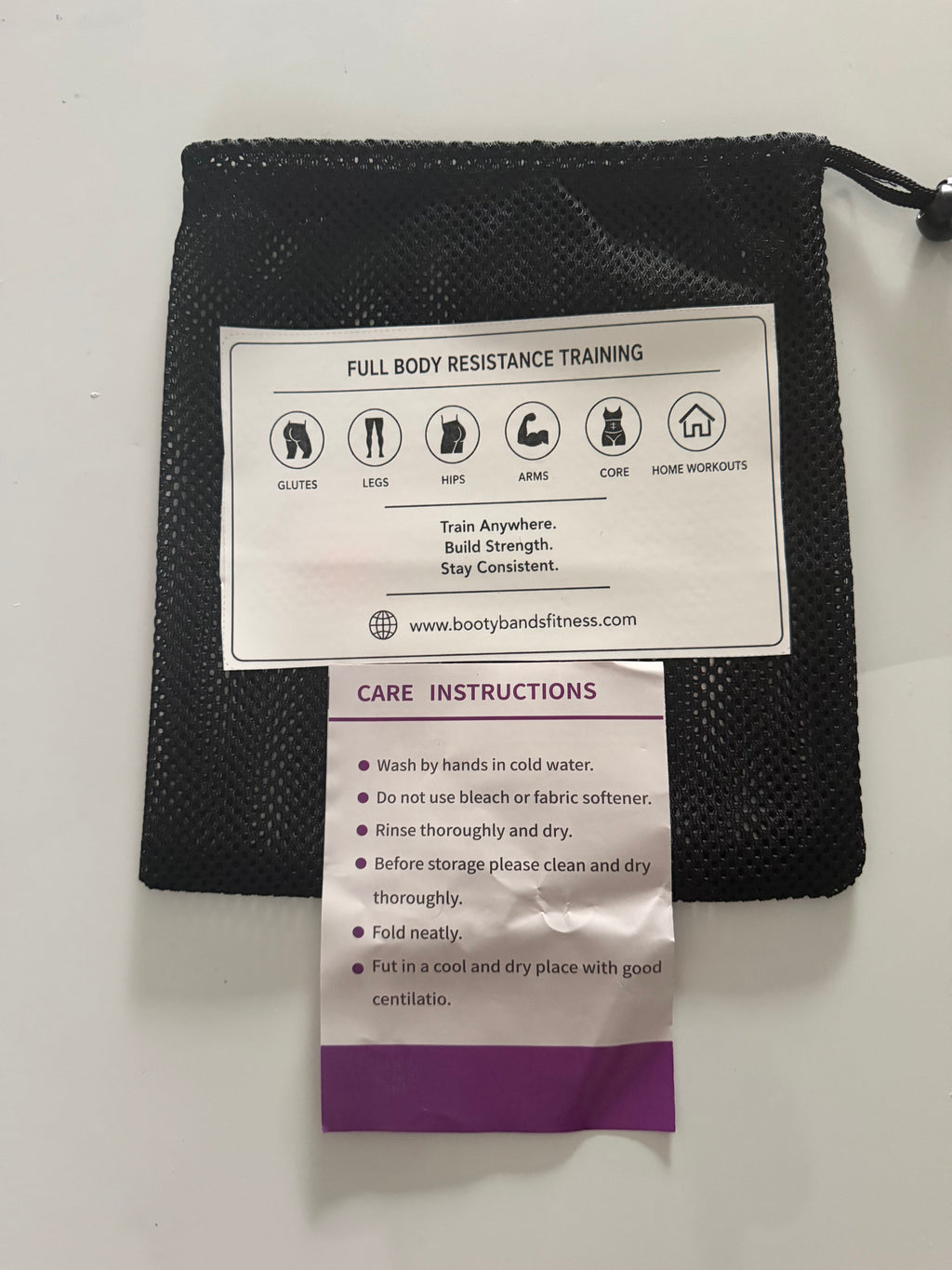 Booty Bands Fitness Starter Kit - 3 Non-Slip Fabric Resistance Bands
