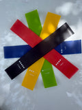 Booty Bands Fitness Latex Resistance Bands - 5 Level Workout Set