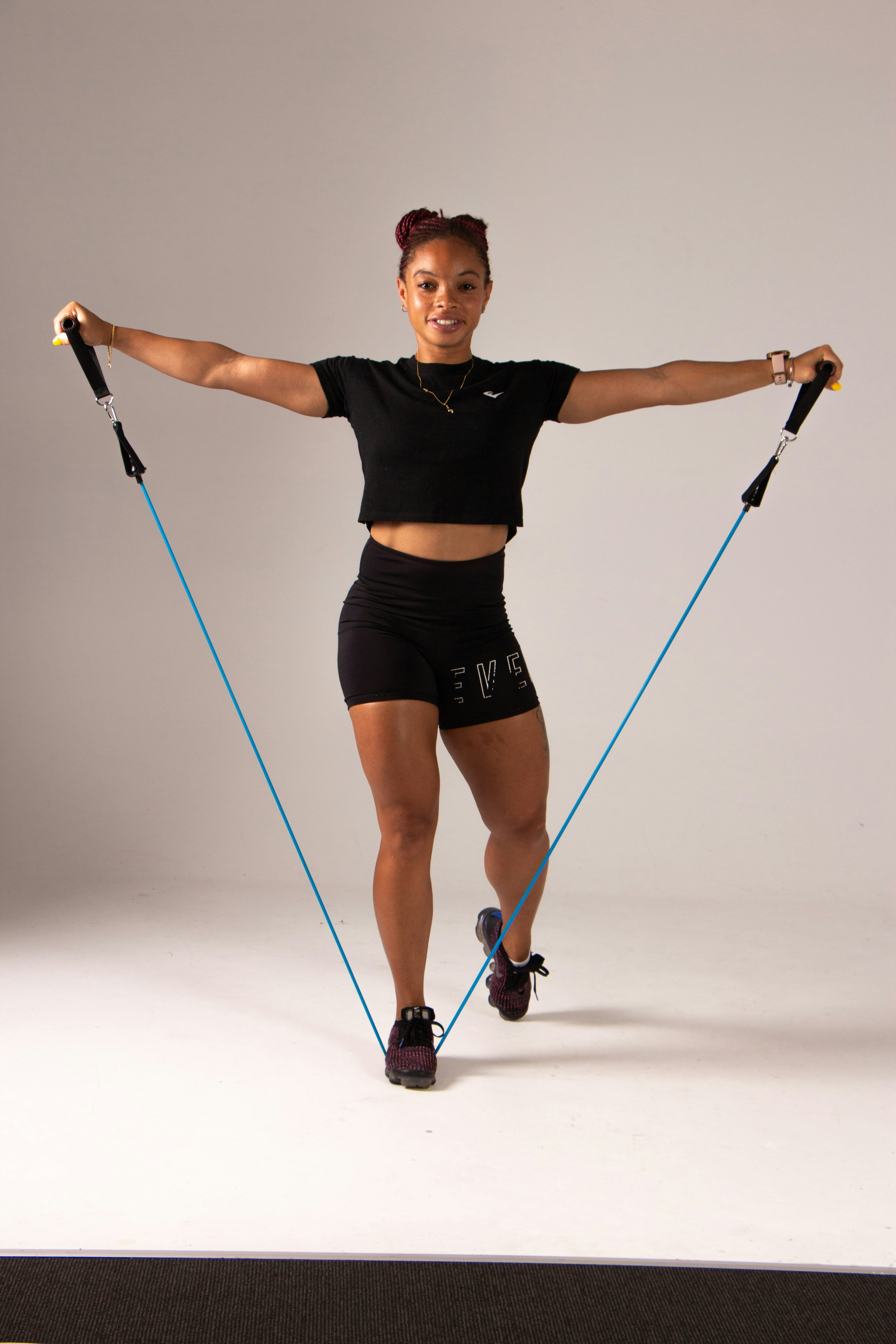 Booty Bands Fitness Full Body Training Bundle - Resistance Bands With Handles